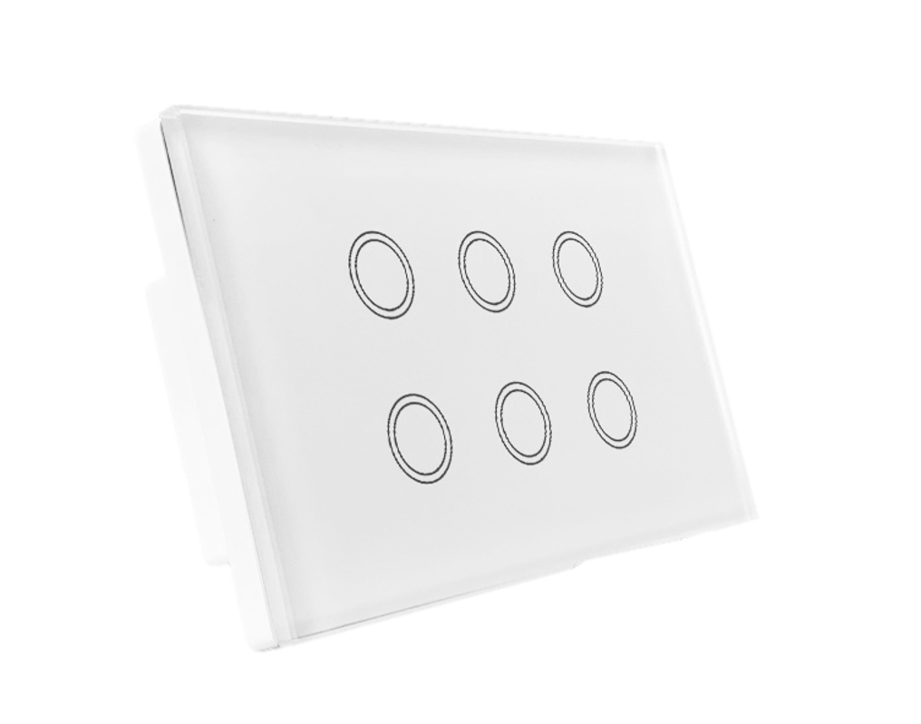 Zigbee 6 Gang Light Switch (White)