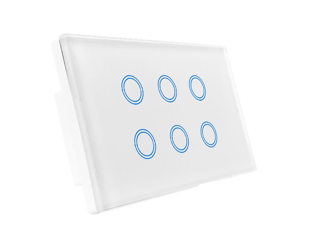 Zigbee 6 Gang Light Switch (White)