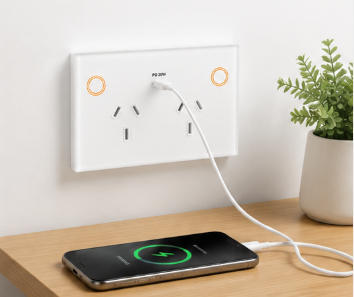 Oz Matter Double GPO with USB-C