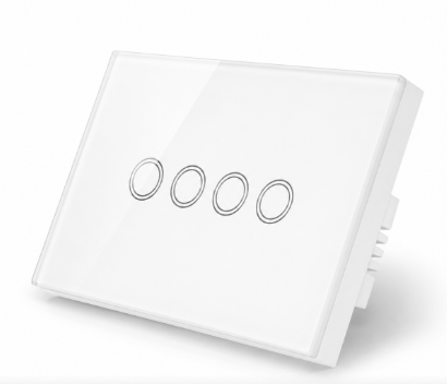 Zigbee Quad Light Switch (White)