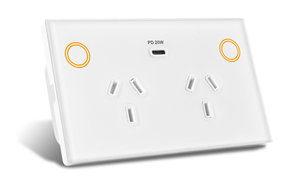 Oz Matter Double GPO with USB-C