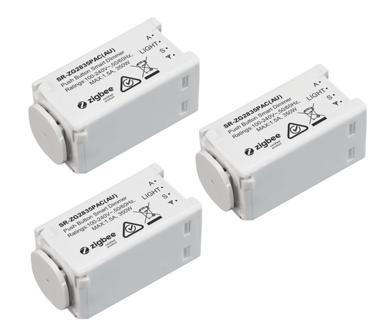 Oz Smart ZigBee Push Dimmer - 3 PACK
