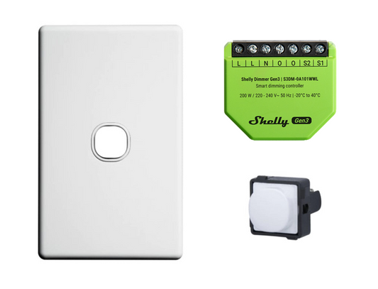 Shelly Dimmer Kit (Push Button)