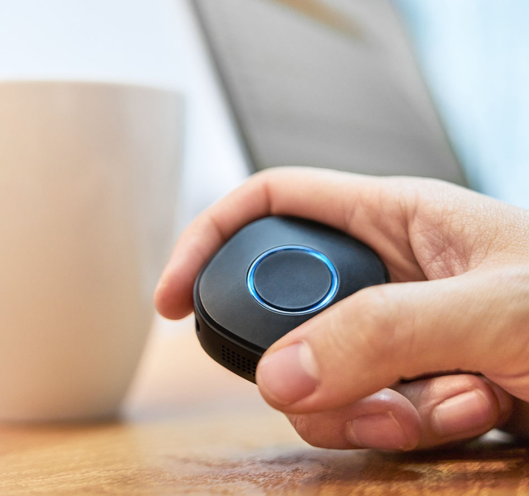 Shelly Wifi Button 1 Black, Wifi Smart Remote, Alexa and Google Compatible