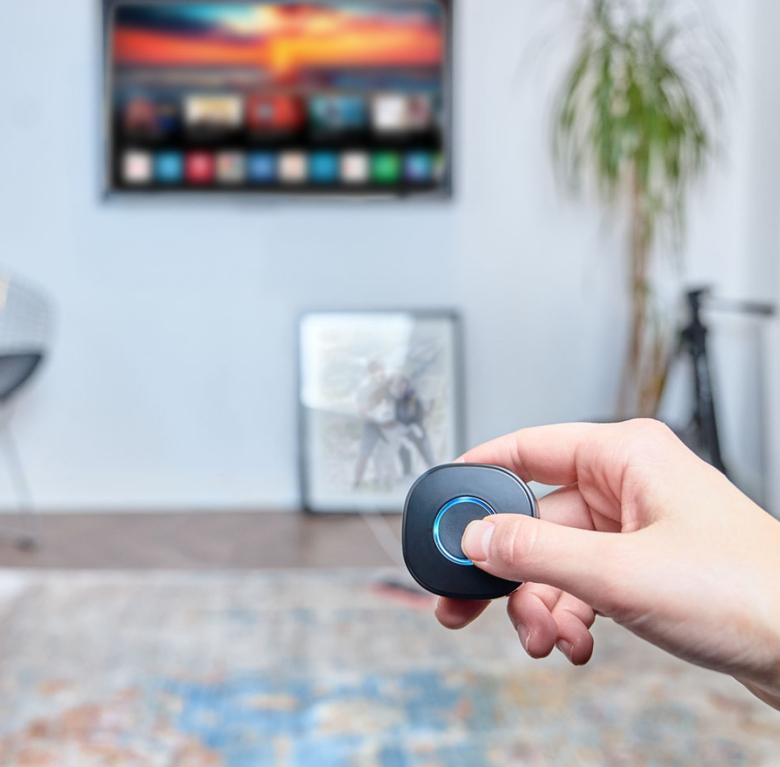 Shelly Wifi Button 1 Black, Wifi Smart Remote, Alexa and Google Compatible