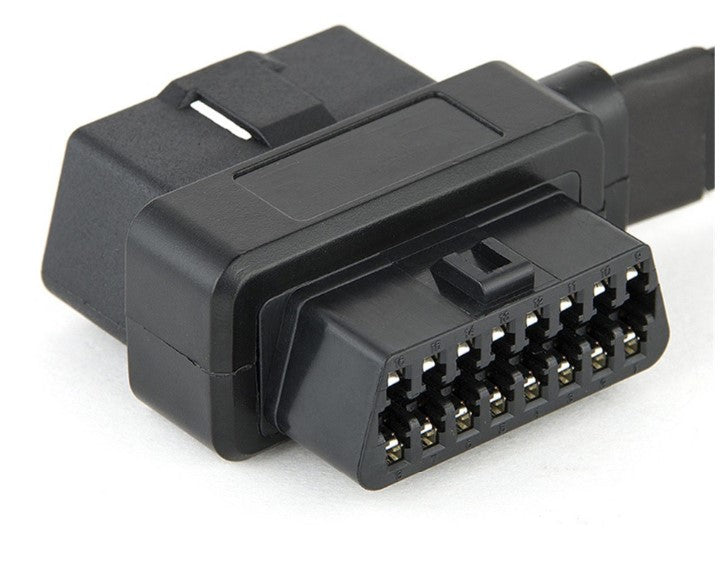 OBD II 16 Pin OBD Cable Male To Female Y Splitter Extension Cable