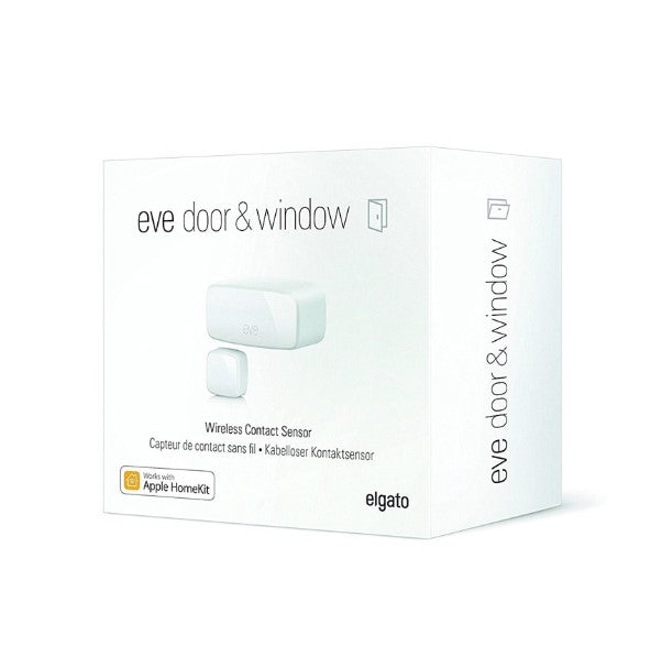Eve HomeKit Door Window Sensor Apple Smart Home Device Siri Controlled