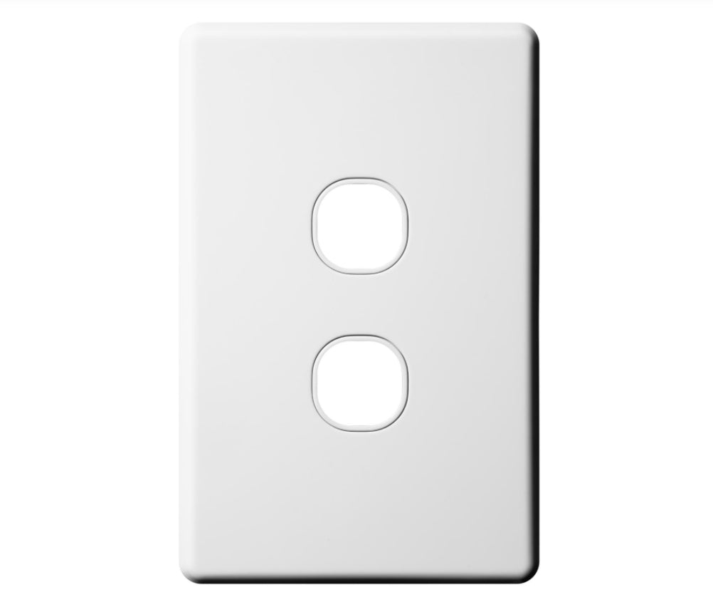 Double Switch Plate Shadowline 2 Gang