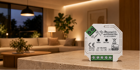HomeSYS Z-Wave In-Wall Dimmer: Setup, Features and Compatibility Guide