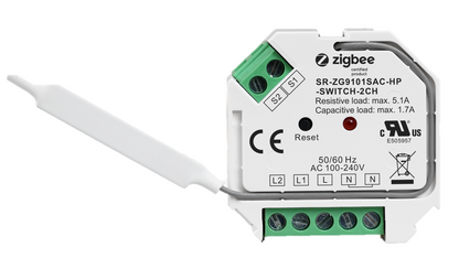 Oz Smart Zigbee Double Relay Puck (Toggle)