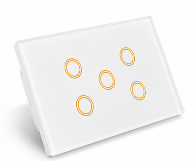 Oz Matter 5 Gang Light Switch