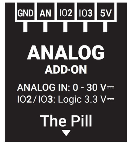 Analog 0–30V Add-on for The Pill by Shelly