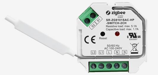 Oz Smart Zigbee Double Relay Puck (Toggle)
