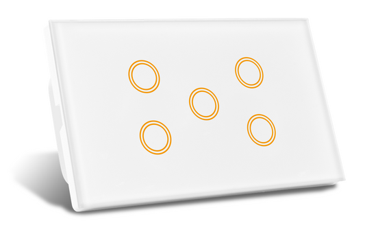 Oz Matter 5 Gang Light Switch
