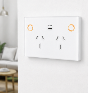 Oz Matter Double GPO with USB-C