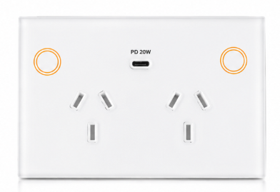 Oz Matter Double GPO with USB-C