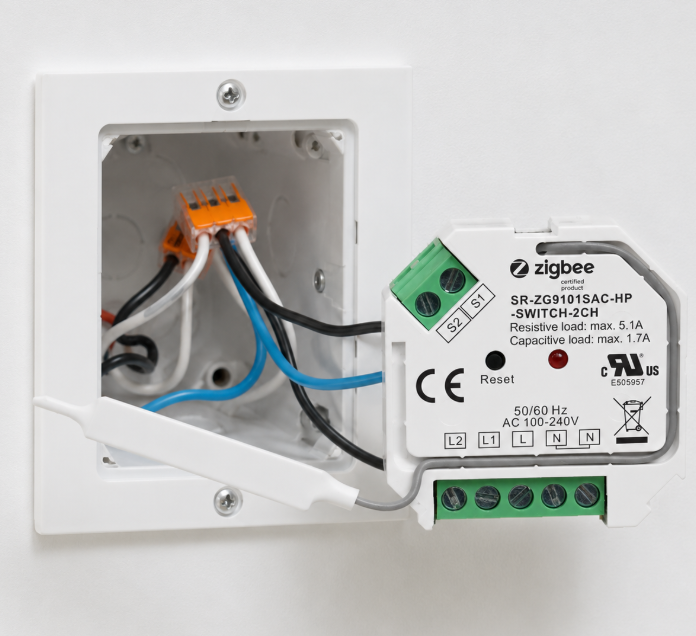 Oz Smart Zigbee Double Relay Puck (Toggle)