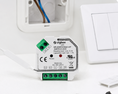 Oz Smart Zigbee Double Relay Puck (Toggle)