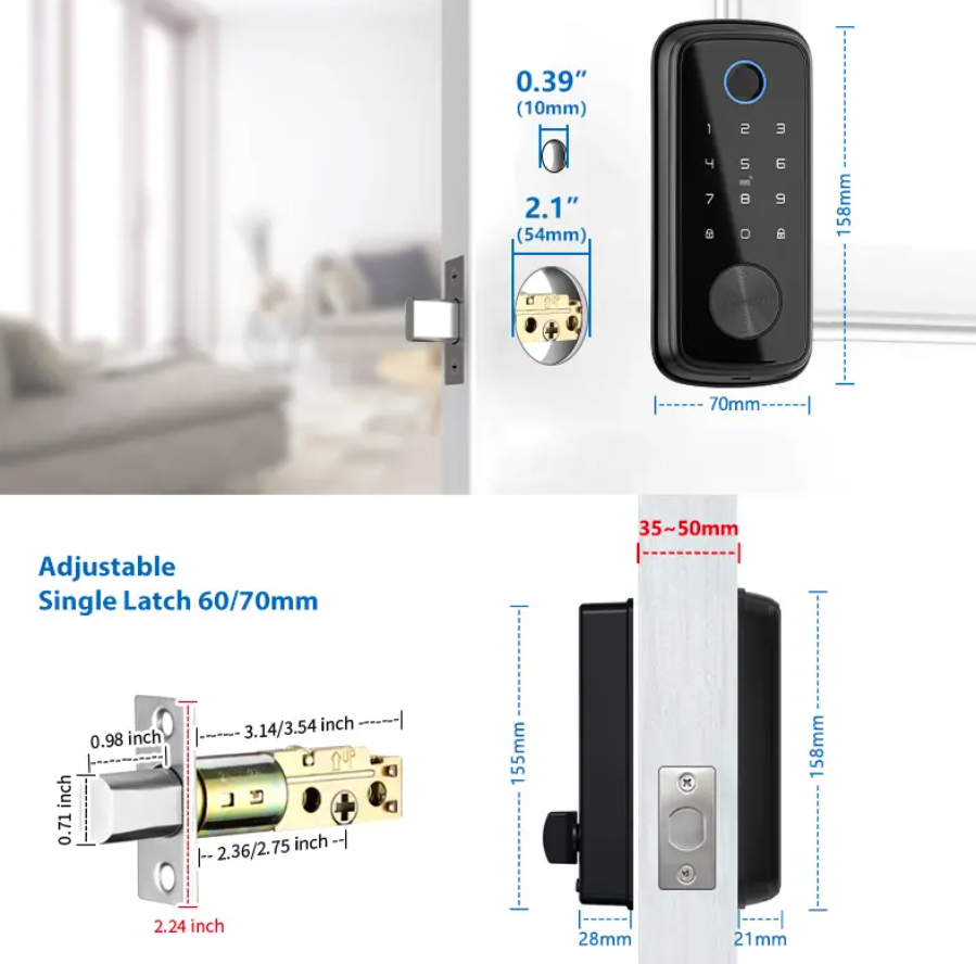 Oz Zigbee Smart Deadbolt