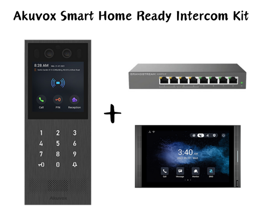 Akuvox Smart Home Ready Intercom Kit, Smart Home Automation