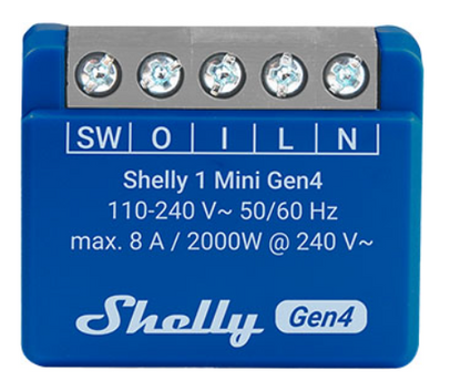 Shelly 1 Mini Gen 4 (ANZ)