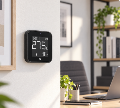 Shelly BLU H&T Display ZB (Black)