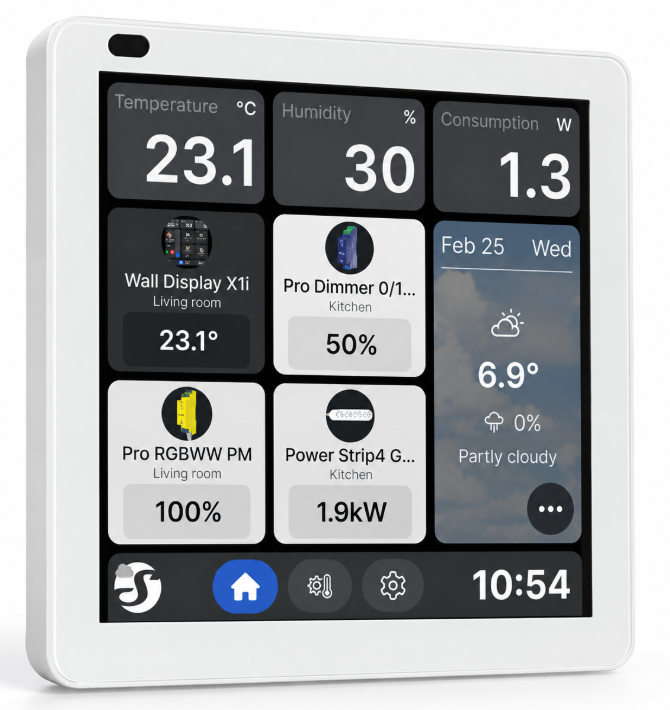 Shelly Wall Display X1i- Silver