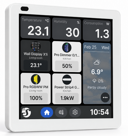 Shelly Wall Display X1i- Silver