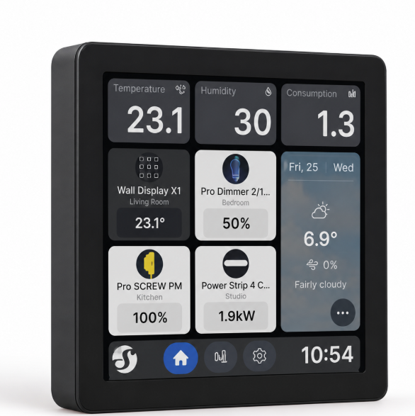 Shelly Wall Display X1i-Black
