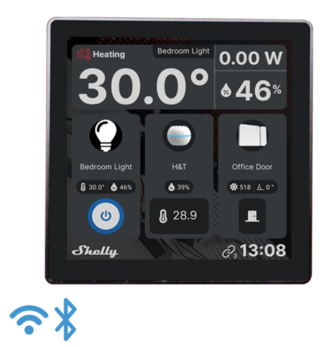 Shelly Wall Display is a 4-inch screen to control your smart home