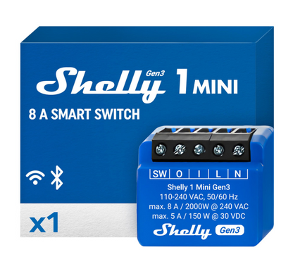 Shelly 1 Mini Gen3