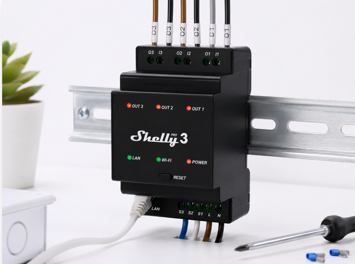 Shelly Pro 3, Smart Home Automation Australia