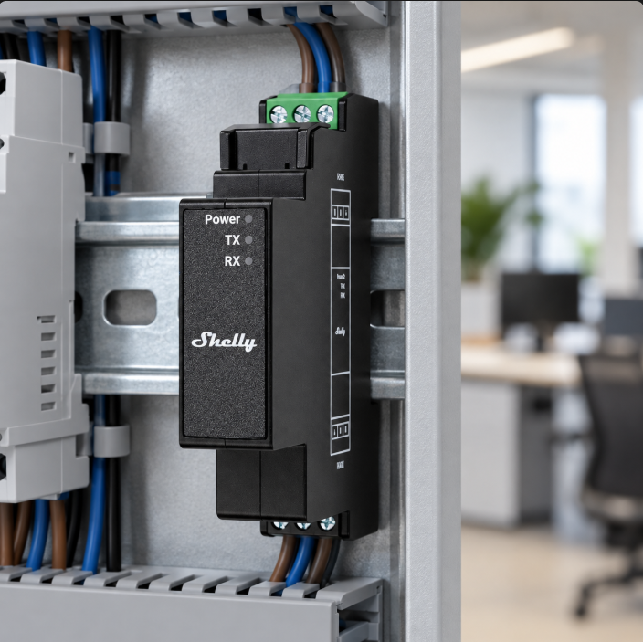 Shelly Pro Modbus Add-on RS485