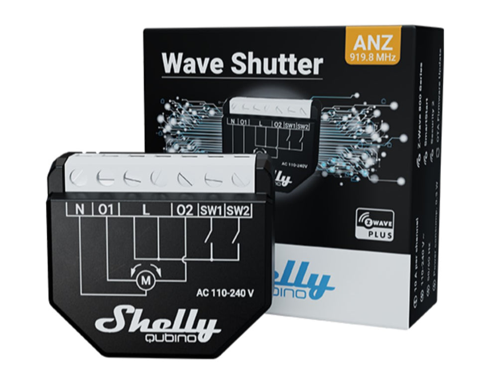 Shelly Wave Shutter Z-wave Smart Home Zwave Roller Blind Smart Module
