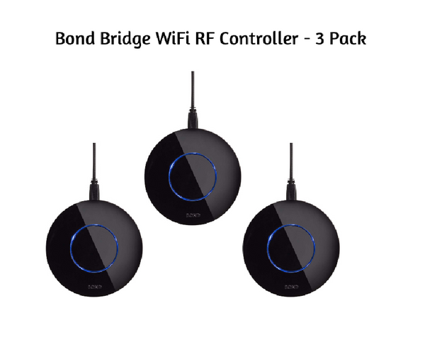 Bond Bridge WiFi RF Controller - 3 Pack, Smart Home Automation Networking