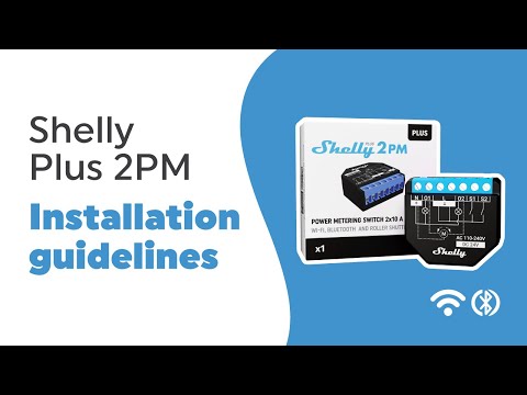 Shelly® Plus 2PM WiFi WLAN Funk Relais Doppelrelais-Schalter und
