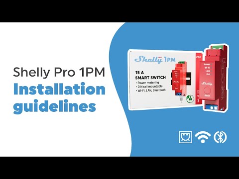 Shelly Pro 1PM Smart Home Automation Wifi Din Rail mount Switch Relay