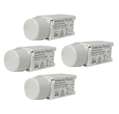 Get 4 x HomeSYS Z-Wave Rotary Dimmer Mech for the price of 3