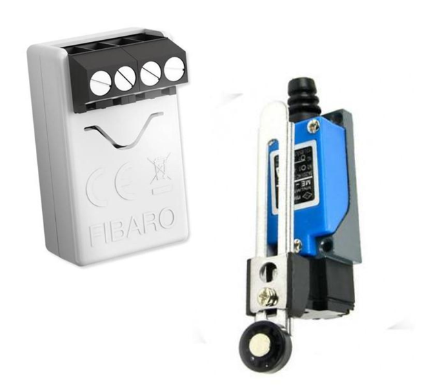 Fibaro Smart Implant, Zwave smart home switch sensor Garage Door Opener