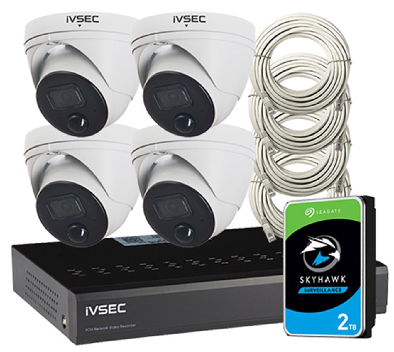 IVSEC Security Cam 5MP Kit IVK-28B Security Camera NC110XB NR308XB NVR