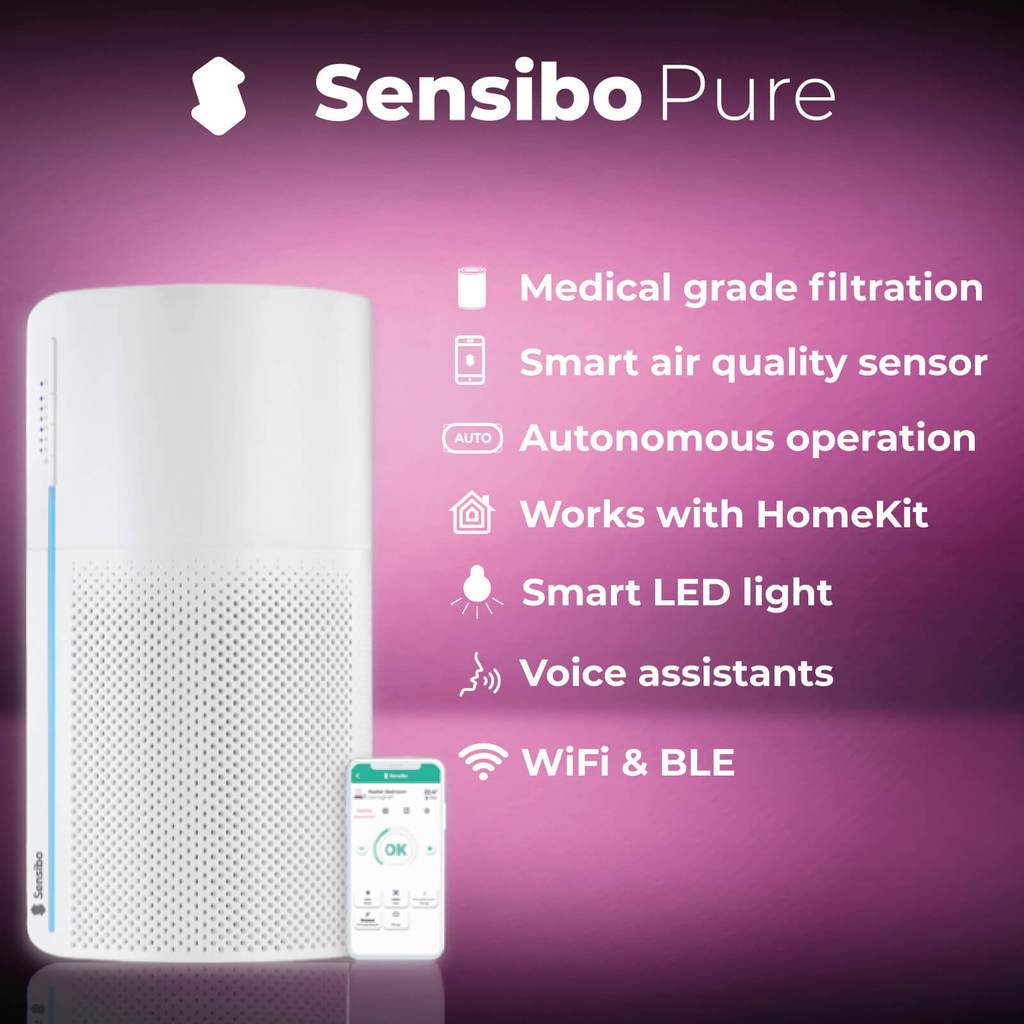 Sensibo Pure Air Purifier Smart Home Automation Alexa Google Homekit