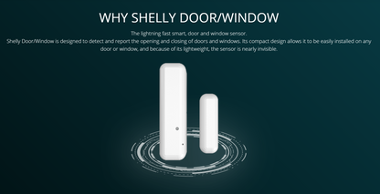 Shelly Door/Window 2 Sensors Smart Home Automation WiFi Solution 