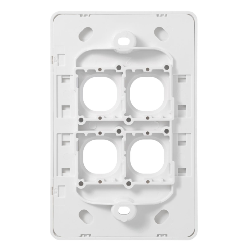Slimline Quad Switch Plate