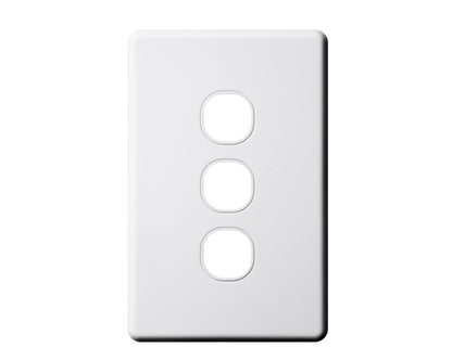 Slimline Triple Switch Plate