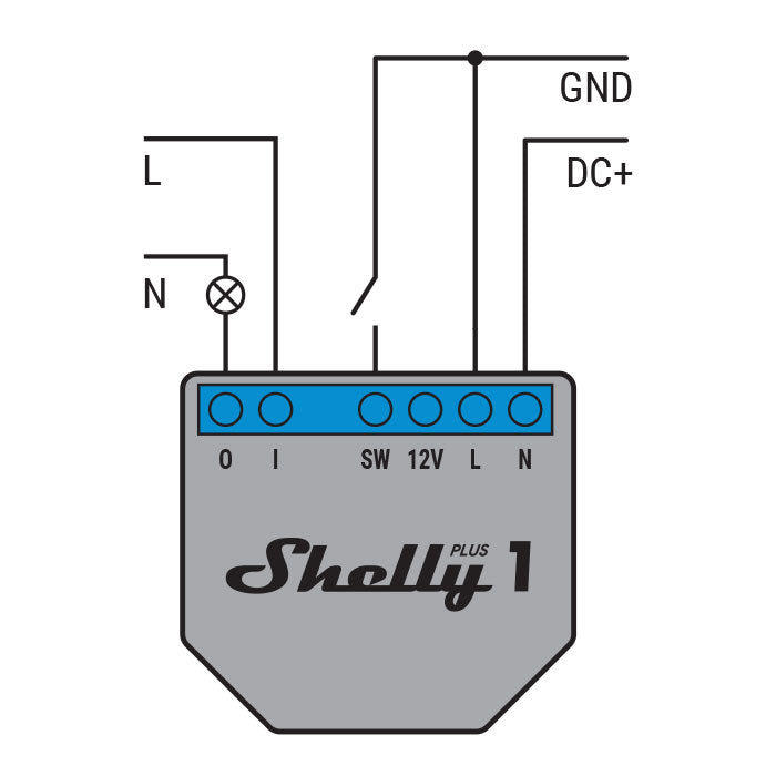 Shelly Plus 1PM - Non UL, Smart Relay Switch