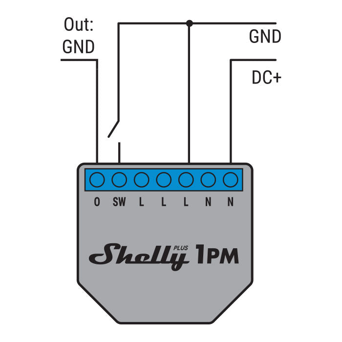 Shelly Plus 1PM, Smart Home Assistant WiFi BLE Relay Automation Switch